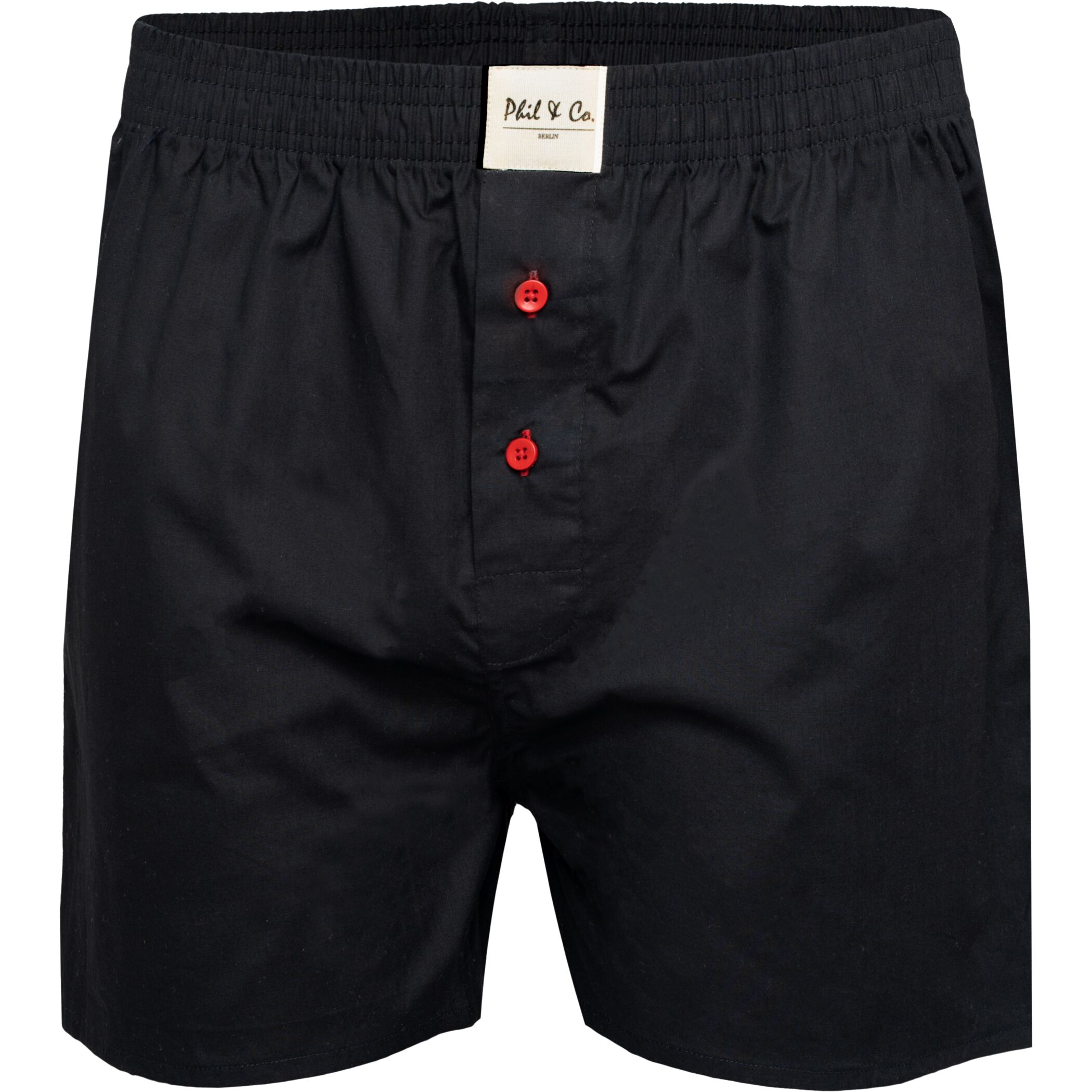 Men's Jersey Boxer 3-Pack Solid Black