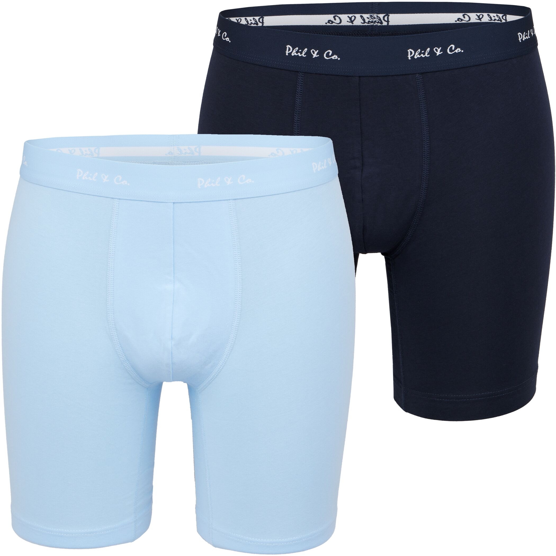 Herren Longboxer 2er Pack Schwarz Blau Herren Longboxer 2er Pack Schwarz Blau